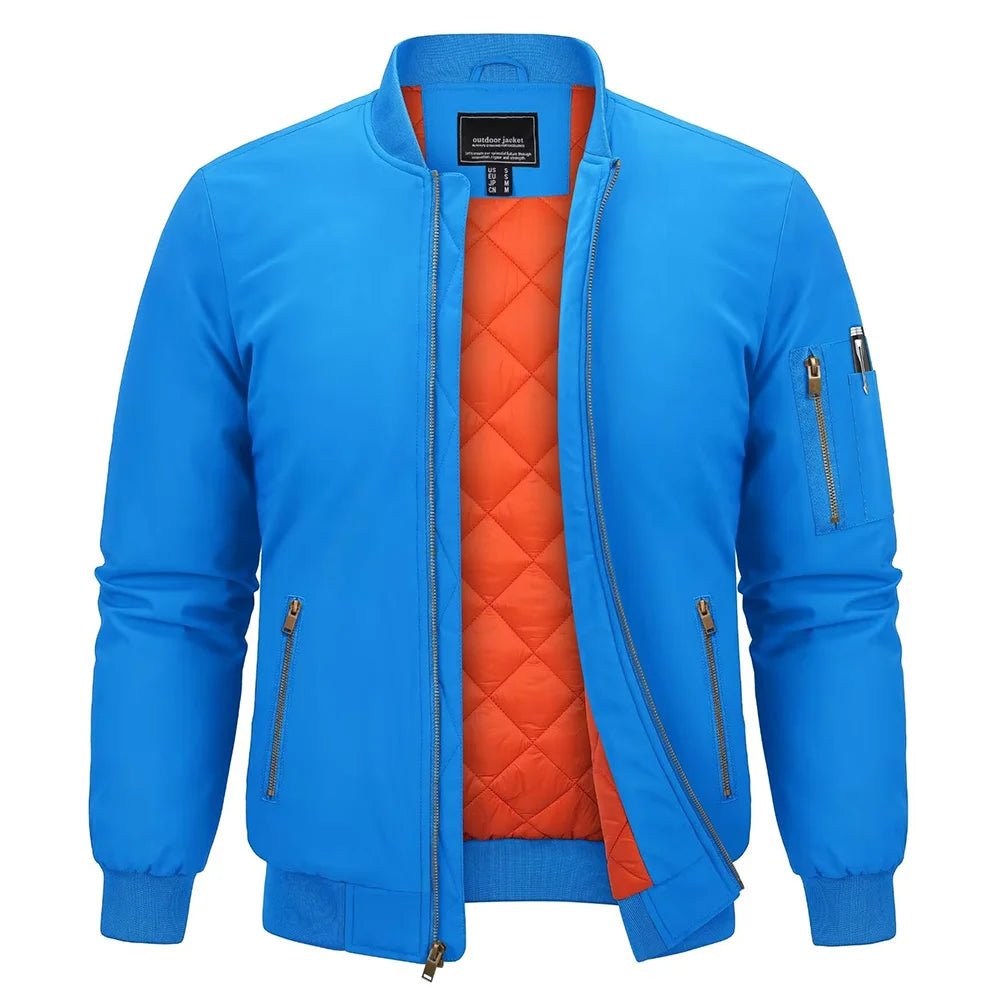 Parka hiver / veste bomber matelassée avec doublure polaire résistante à la pluie "TACVASEN - TJ368" - Planète Rando