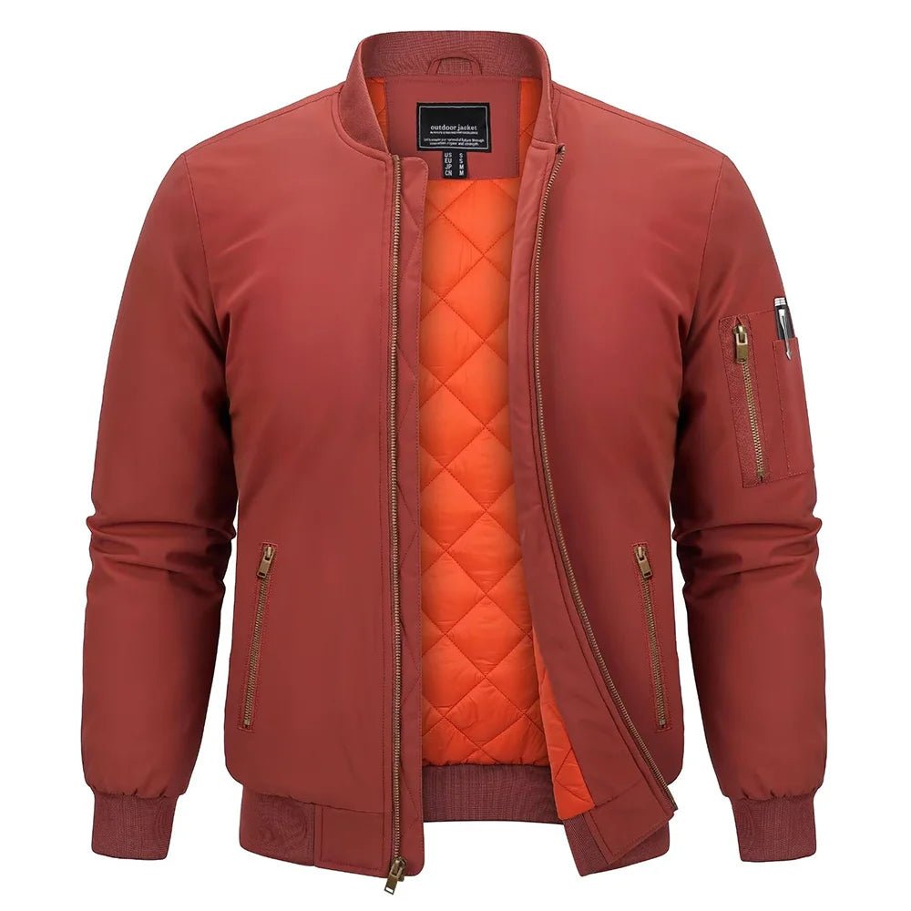 Parka hiver / veste bomber matelassée avec doublure polaire résistante à la pluie "TACVASEN - TJ368" - Planète Rando