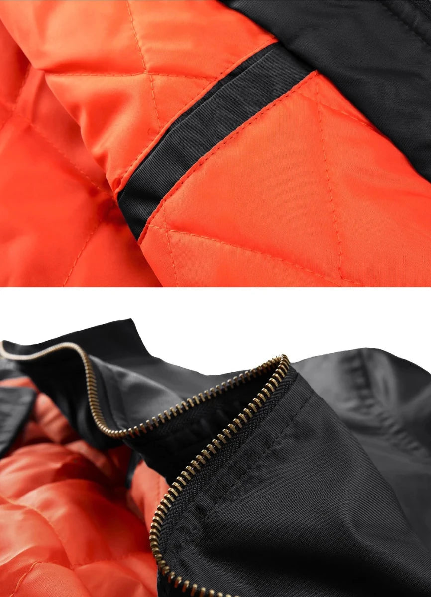 Parka hiver / veste bomber matelassée avec doublure polaire résistante à la pluie "TACVASEN - TJ368" - Planète Rando
