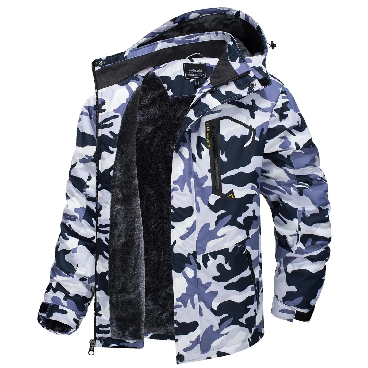 Parka polaire, veste imperméable pour le ski et les sports d'hiver pour homme "TACVASEN - TJ153D" - Planète Rando