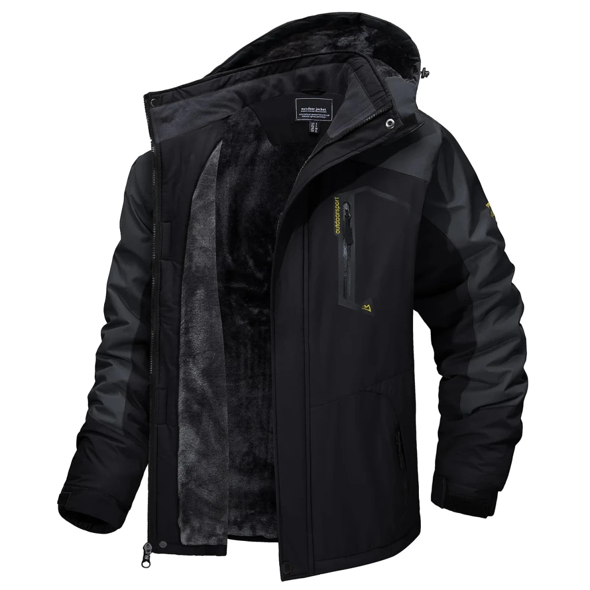 Parka polaire, veste imperméable pour le ski et les sports d'hiver pour homme "TACVASEN - TJ153D" - Planète Rando