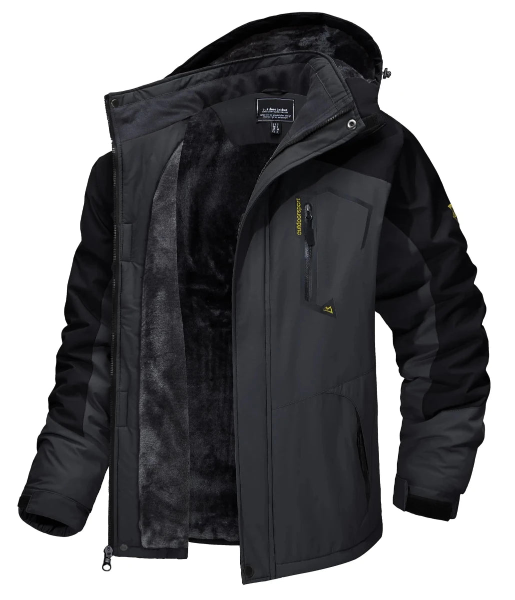 Parka polaire, veste imperméable pour le ski et les sports d'hiver pour homme "TACVASEN - TJ153D" - Planète Rando