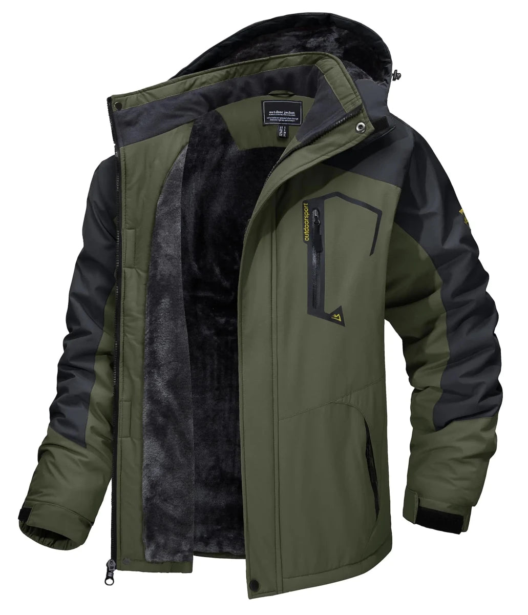 Parka polaire, veste imperméable pour le ski et les sports d'hiver pour homme "TACVASEN - TJ153D" - Planète Rando