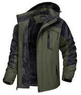 Parka polaire, veste imperméable pour le ski et les sports d'hiver pour homme "TACVASEN - TJ153D" - Planète Rando