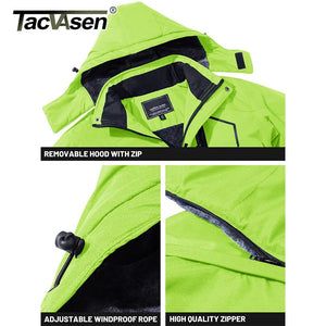 Parka polaire, veste imperméable pour le ski et les sports d'hiver pour homme "TACVASEN - TJ153D" - Planète Rando
