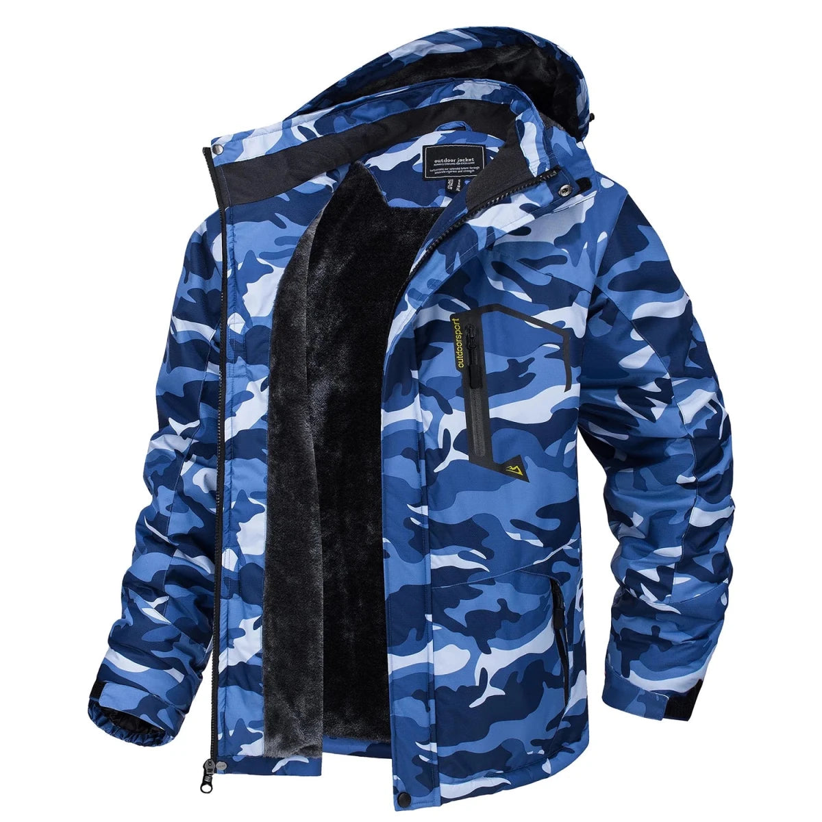 Parka polaire, veste imperméable pour le ski et les sports d'hiver pour homme "TACVASEN - TJ153D" - Planète Rando