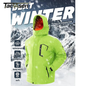Parka polaire, veste imperméable pour le ski et les sports d'hiver pour homme "TACVASEN - TJ153D" - Planète Rando