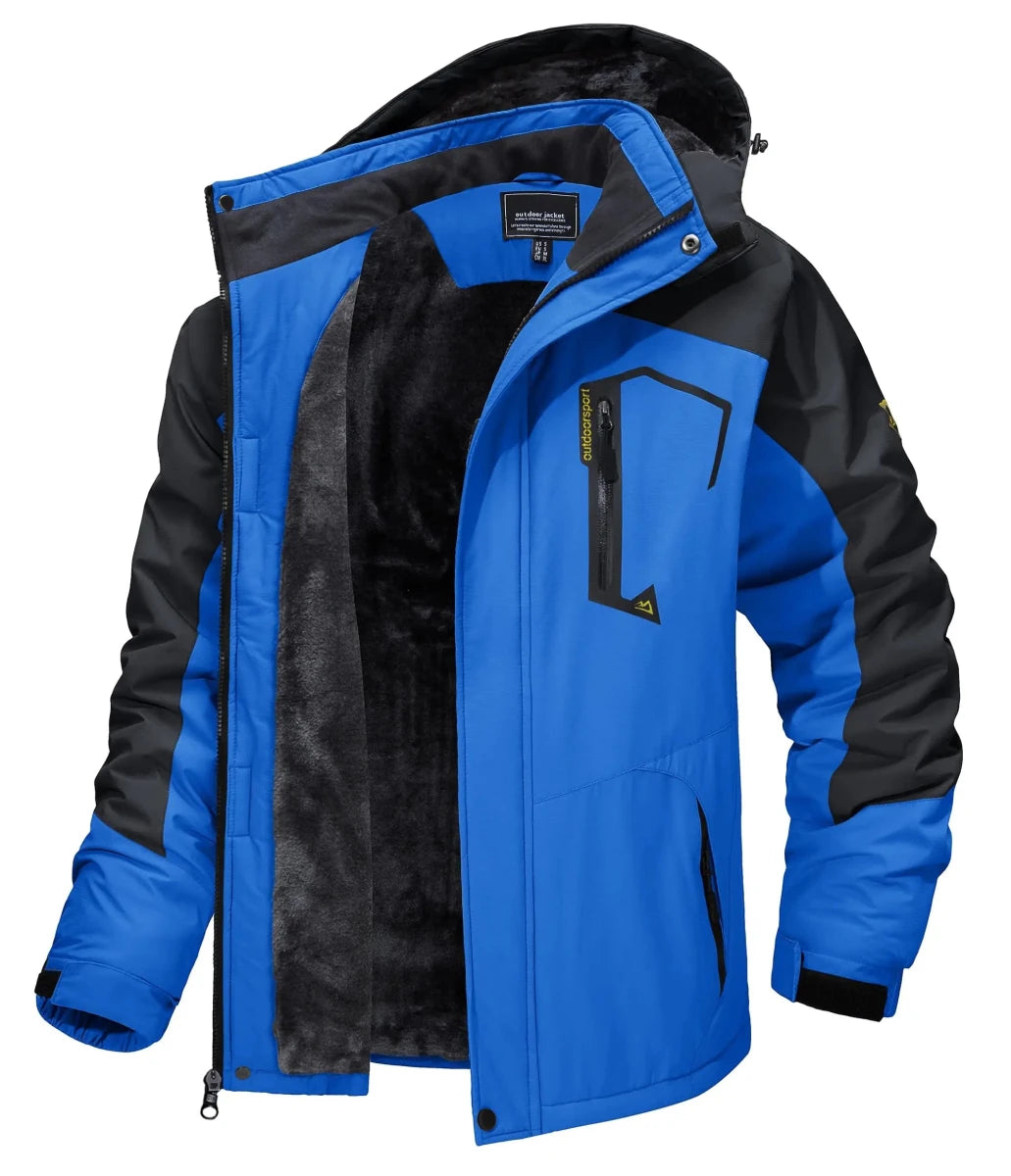 Parka polaire, veste imperméable pour le ski et les sports d'hiver pour homme "TACVASEN - TJ153D" - Planète Rando