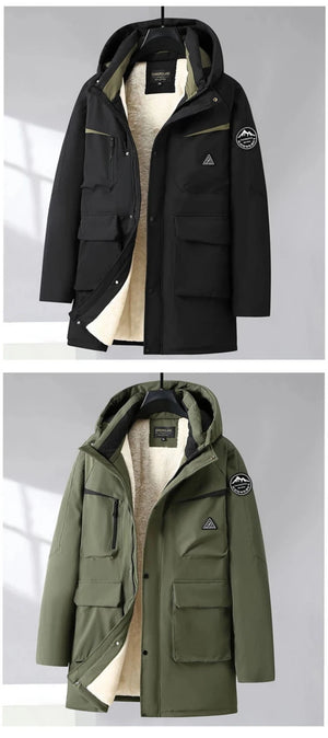 Parkas d'hiver en polaire grande taille pour homme "Mr.Kera - Fagirefng" - Planète Rando