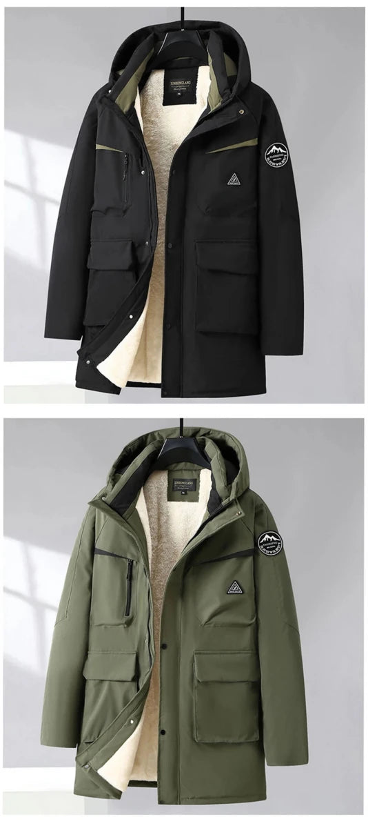 Parkas d'hiver en polaire grande taille pour homme "Mr.Kera - Fagirefng" - Planète Rando