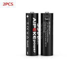 Piles rechargeables au lithium USB type - C 1,5 V 3300 mWh "AIPEKE - AA" - Planète Rando