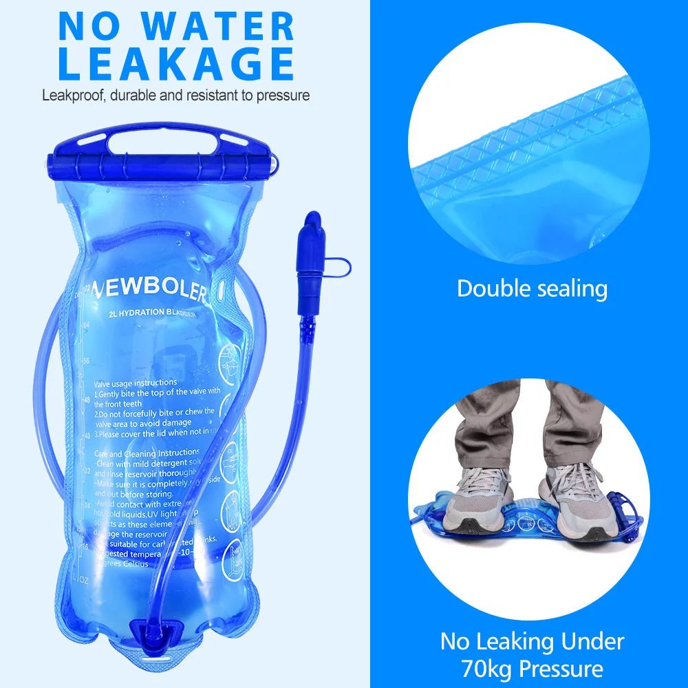 Poche à eau / poche d'hydratation sans PVC ni bisphénol A "NEWBOLER - BOT006" - Planète Rando