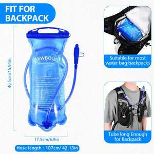 Poche à eau / poche d'hydratation sans PVC ni bisphénol A "NEWBOLER - BOT006" - Planète Rando