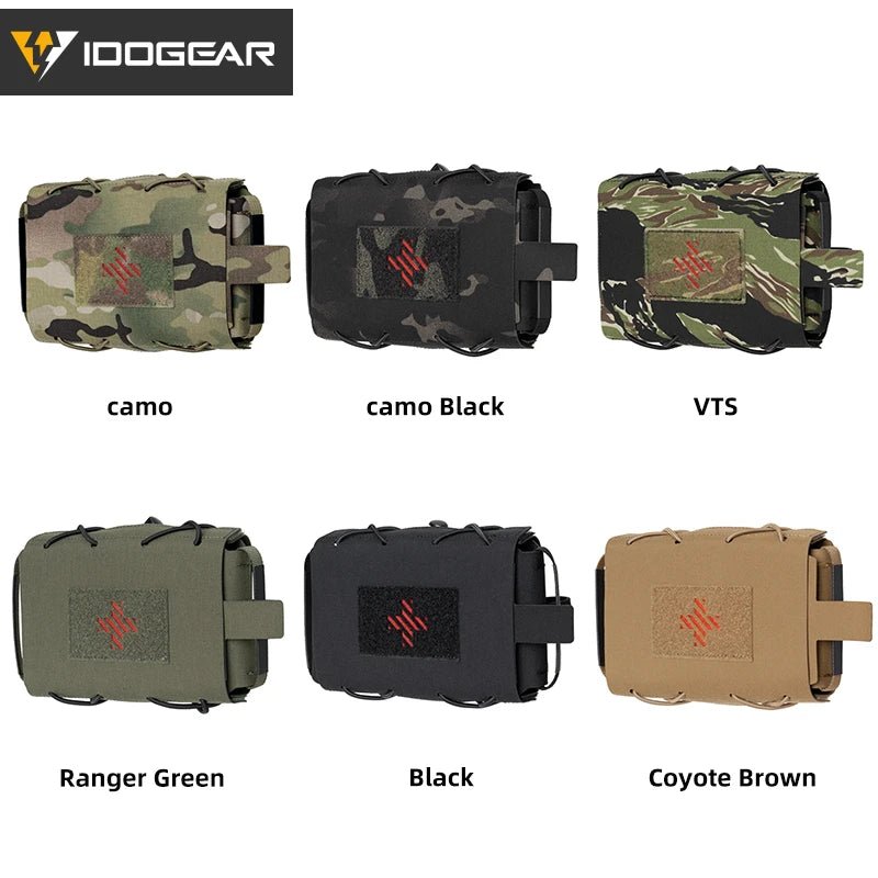 Pochette tactique avec passant MOLLE pour équipement médical "IDOGEAR - IG - BG35132" - Planète Rando