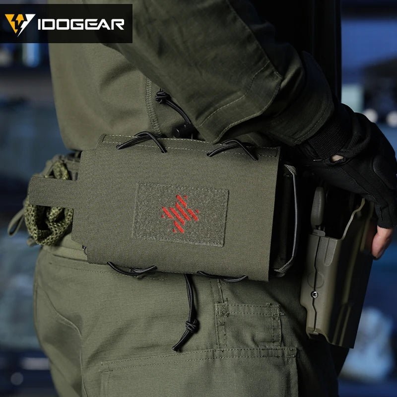 Pochette tactique avec passant MOLLE pour équipement médical "IDOGEAR - IG - BG35132" - Planète Rando