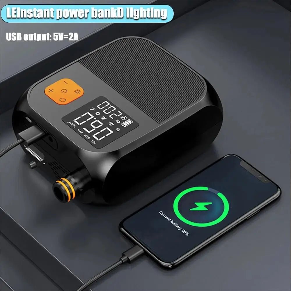 Pompe électrique à écran tactile 8000 mAh, 20 PSI pour kayaks, tentes gonflables et autres équipements "CYCLAMI - Air Pump" - Planète Rando