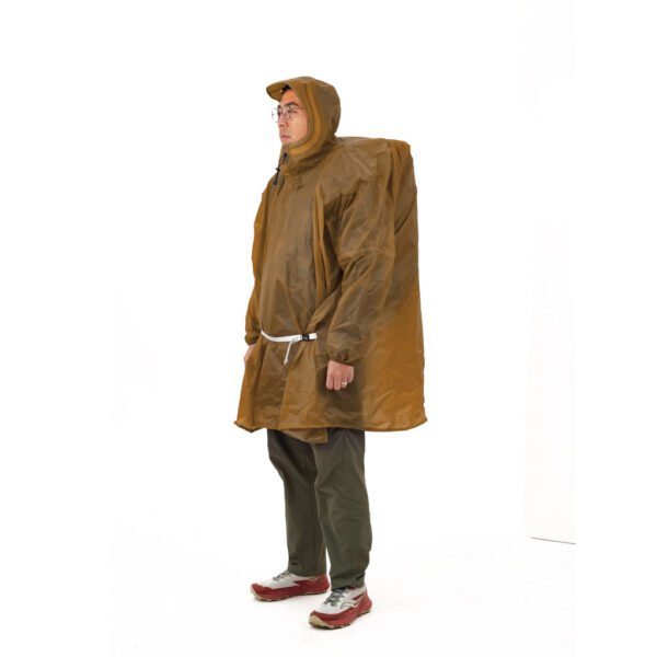 Poncho / tarp imperméable à fermeture éclair ultra - léger "3F UL GEAR - Rain poncho" - Planète Rando
