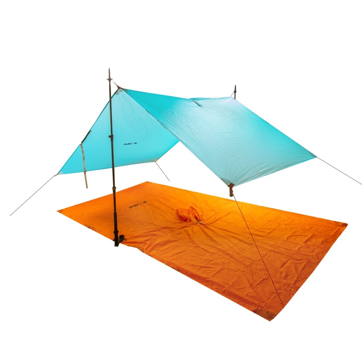 Poncho / tarp imperméable à fermeture éclair ultra - léger "3F UL GEAR - Rain poncho" - Planète Rando