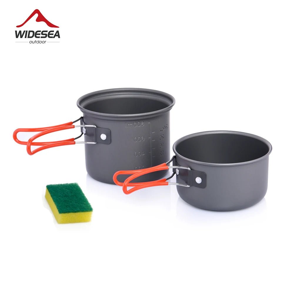 Popote en alliage d'aluminium pour le camping & bivouac "Widesea - WSC - 101" - Planète Rando