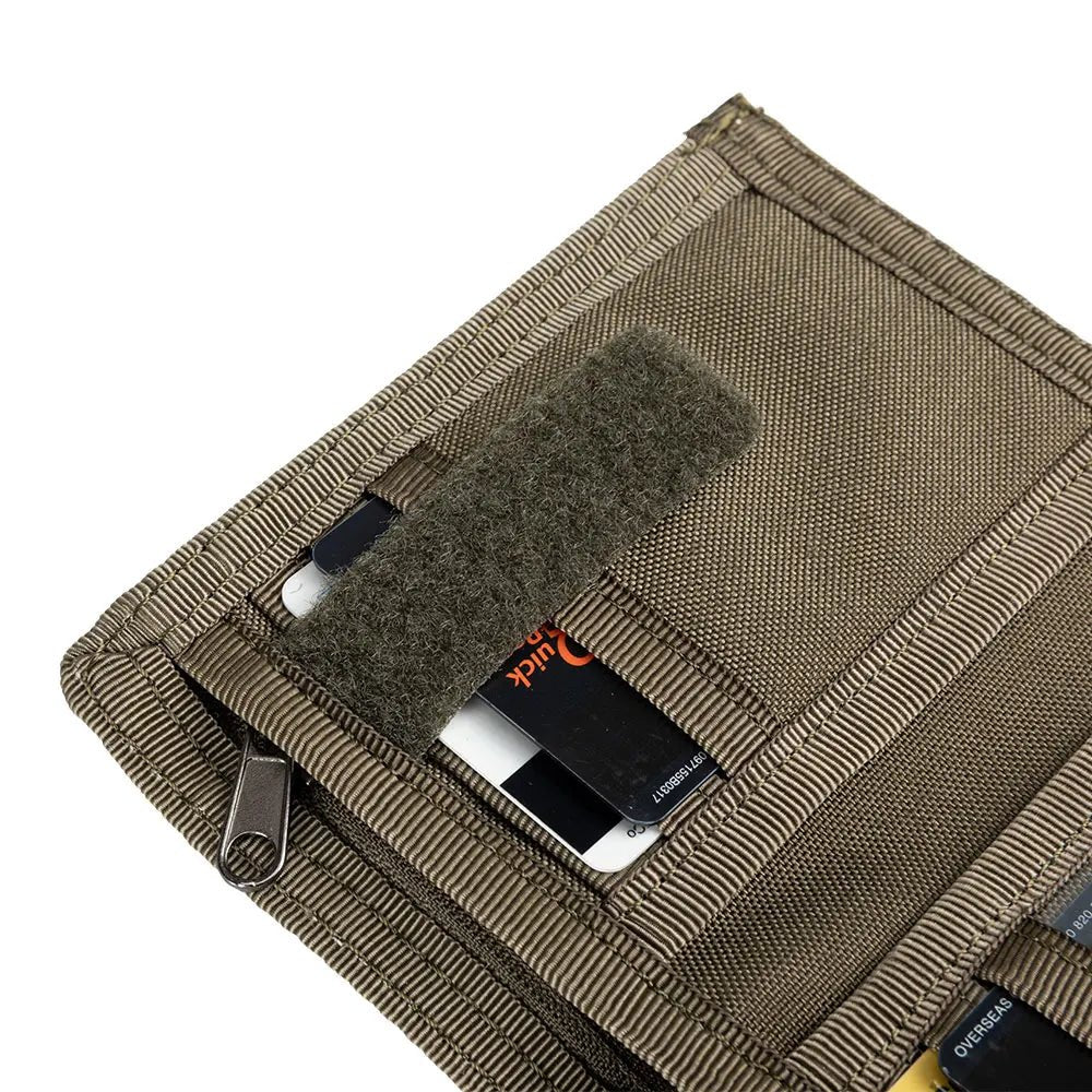 Portefeuille tactique, pochette EDC, porte - cartes d'identité/cartes bancaires 500D "SPANKER - BW103" - Planète Rando