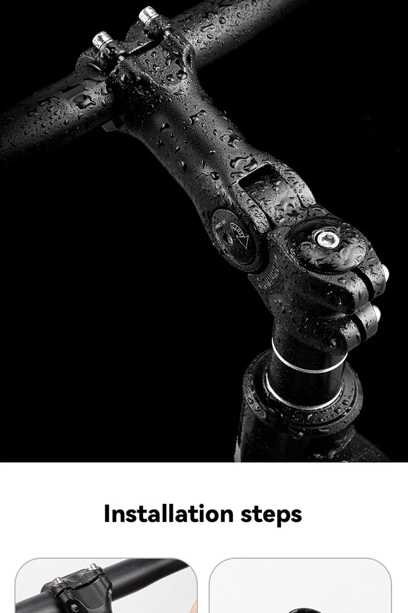 Potence vélo réglable ±60° en aluminium 25,4/31,8 mm "Probike - 6061" - Planète Rando