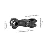 Potence vélo réglable ±60° en aluminium 25,4/31,8 mm "Probike - 6061" - Planète Rando