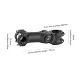 Potence vélo réglable ±60° en aluminium 25,4/31,8 mm "Probike - 6061" - Planète Rando