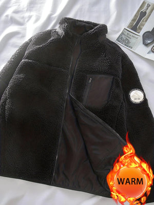 Pull en polaire / veste sherpa chaude réversible pour homme "RENYADAO - RY7897" - Planète Rando