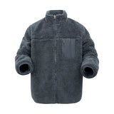 Pull en polaire / veste sherpa chaude réversible pour homme "RENYADAO - RY7897" - Planète Rando