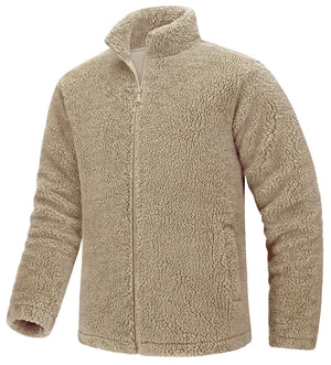 Pull en polaire / veste sherpa chaude zippée intégrale pour homme "TACVASEN - TJ605" - Planète Rando