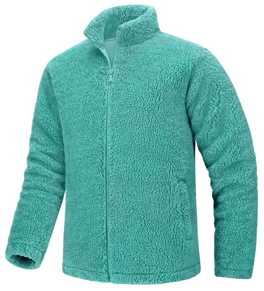 Pull en polaire / veste sherpa chaude zippée intégrale pour homme "TACVASEN - TJ605" - Planète Rando