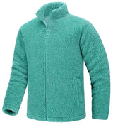 Pull en polaire / veste sherpa chaude zippée intégrale pour homme "TACVASEN - TJ605" - Planète Rando