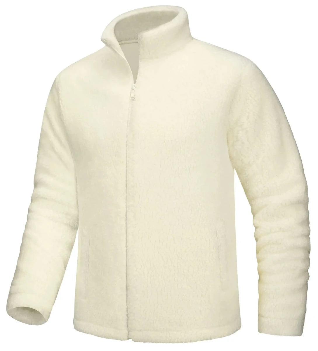 Pull en polaire / veste sherpa chaude zippée intégrale pour homme "TACVASEN - TJ605" - Planète Rando