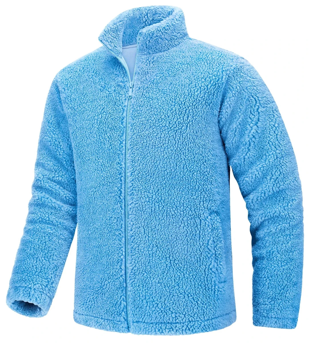 Pull en polaire / veste sherpa chaude zippée intégrale pour homme "TACVASEN - TJ605" - Planète Rando
