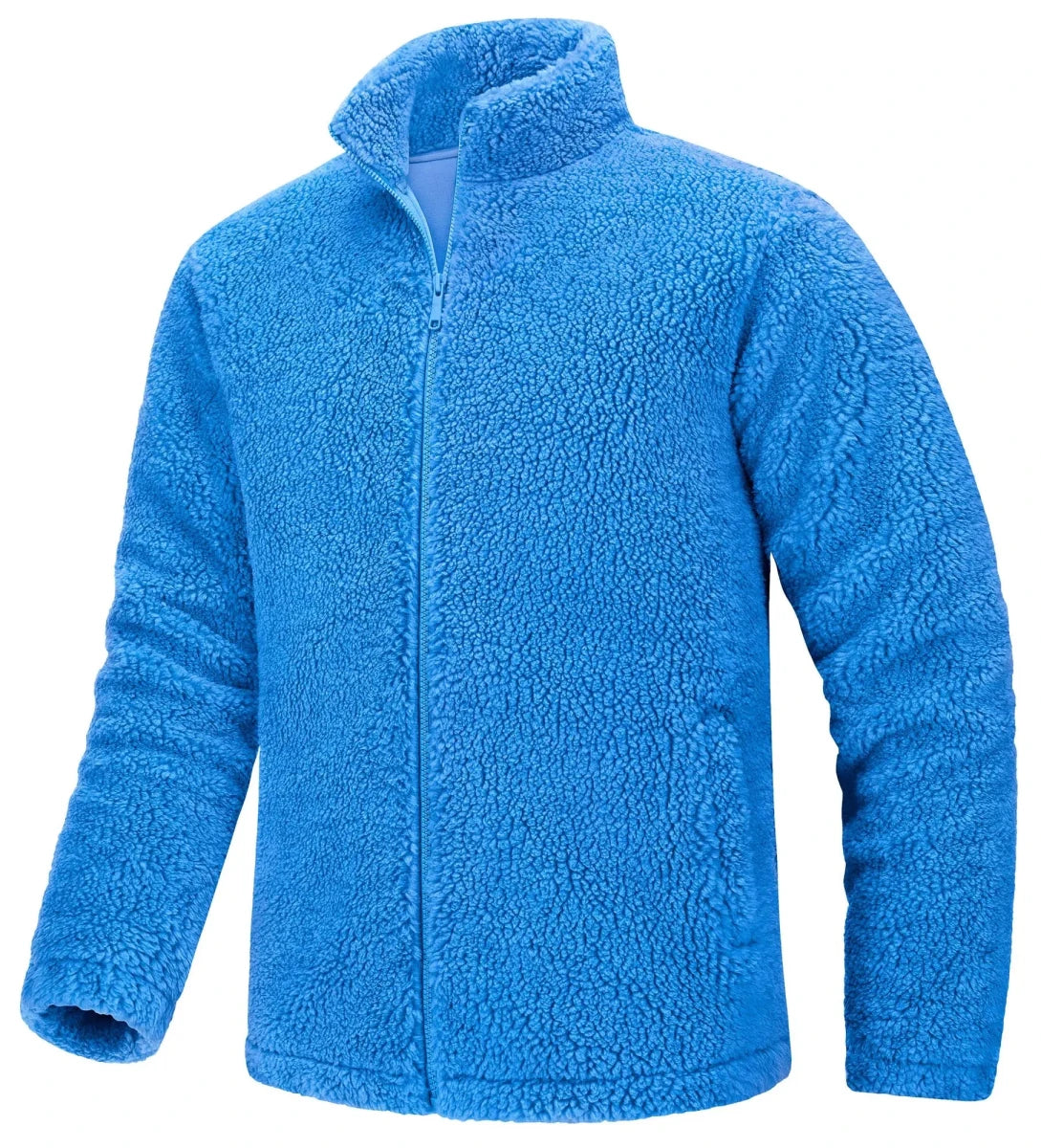 Pull en polaire / veste sherpa chaude zippée intégrale pour homme "TACVASEN - TJ605" - Planète Rando
