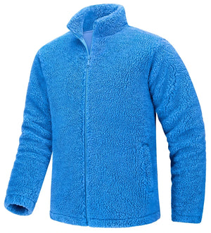 Pull en polaire / veste sherpa chaude zippée intégrale pour homme "TACVASEN - TJ605" - Planète Rando