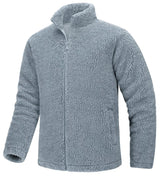 Pull en polaire / veste sherpa chaude zippée intégrale pour homme "TACVASEN - TJ605" - Planète Rando