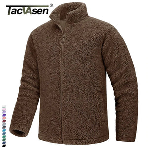 Pull en polaire / veste sherpa chaude zippée intégrale pour homme "TACVASEN - TJ605" - Planète Rando