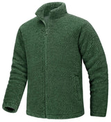 Pull en polaire / veste sherpa chaude zippée intégrale pour homme "TACVASEN - TJ605" - Planète Rando