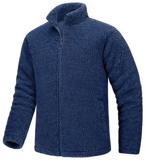 Pull en polaire / veste sherpa chaude zippée intégrale pour homme "TACVASEN - TJ605" - Planète Rando
