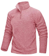 Pull thermique / sweat-shirt polaire à col zippé 1/4 pour homme "TACVASEN - TJ618" - Planète Rando