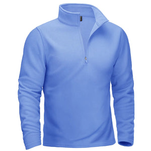 Pull thermique / sweat-shirt polaire à col zippé 1/4 pour homme "TACVASEN - TJ642" - Planète Rando