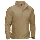 Pull thermique / sweat-shirt polaire à col zippé 1/4 pour homme "TACVASEN - TJ642" - Planète Rando
