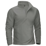 Pull thermique / sweat-shirt polaire à col zippé 1/4 pour homme "TACVASEN - TJ642" - Planète Rando