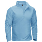 Pull thermique / sweat-shirt polaire à col zippé 1/4 pour homme "TACVASEN - TJ642" - Planète Rando