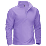 Pull thermique / sweat-shirt polaire à col zippé 1/4 pour homme "TACVASEN - TJ642" - Planète Rando