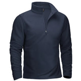 Pull thermique / sweat-shirt polaire à col zippé 1/4 pour homme "TACVASEN - TJ642" - Planète Rando