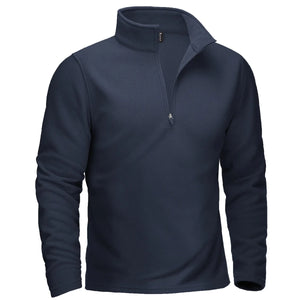 Pull thermique / sweat-shirt polaire à col zippé 1/4 pour homme "TACVASEN - TJ642" - Planète Rando