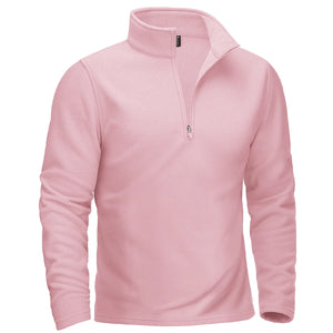 Pull thermique / sweat-shirt polaire à col zippé 1/4 pour homme "TACVASEN - TJ642" - Planète Rando