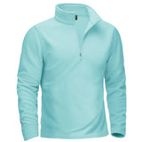 Pull thermique / sweat-shirt polaire à col zippé 1/4 pour homme "TACVASEN - TJ642" - Planète Rando